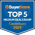 2021 Canterbury's Top 5 Rated Dealerships - Medium Dealership Category