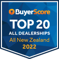 2022 New Zealand's Top 20 Rated Dealerships - All Categories