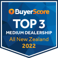2022 New Zealand's Top 3 Rated Dealerships - Medium Dealership Category
