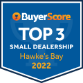 2022 Hawkes Bay's Top 3 Rated Dealerships - Small Dealership Category