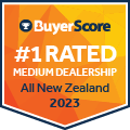 2023 New Zealand's #1 Rated Dealership - Medium Dealership Category