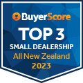 2023 New Zealand's Top 3 Rated Dealerships - Small Dealership Category