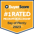 2023 Bay of Plenty's #1 Rated Dealership Medium Dealership Category