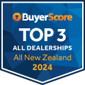 2024 New Zealand's Top 3 Rated Dealerships - All Categories
