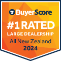 2024 New Zealand's #1 Rated Dealership - Large Dealership Category