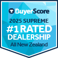 2025 New Zealand's #1 Rated Dealership Supreme Winner - All Categories