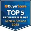 2025 New Zealand's Top 5 Rated Dealerships Medium Dealership Category