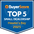 2025 Hawkes Bay's Top 5 Rated Dealerships Small Dealership Category