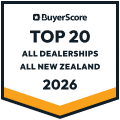 2026 New Zealand's Top 20 Rated Dealerships All Categories
