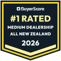 2026 New Zealand's #1 Rated Dealership - Medium Dealership Category