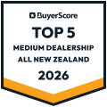2026 New Zealand's Top 5 Rated Dealerships Medium Dealership Category