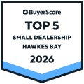 2026 Hawkes Bay's Top 5 Rated Dealerships Small Dealership Category