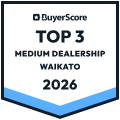 2026 Waikato's Top 3 Rated Dealerships Medium Dealership Category